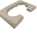 Center Console Cover Cup Holder Armrest Replacement Pad Compatible with Ford F150 2004-2014 Brown(Hard Plastic NOT Padded)