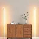 EDISHINE 2 Pack 57.5” Floor Lamp with Remote, Dimmable & 7 CCT Adjustable