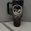 Dragon Gifts for Men Women, 40oz Tumbler with Handle for Dad Husband Boyfriend, Dragon Lover Gift for Birthday Christmas Thanksgiving Day