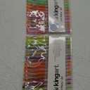 2 pack KINGART GLITTER Rollerball GEL PENS, 80 Sparkling Colors with Soft-Grip Comfort, XL Ink Cartridge - For Coloring, Doodling, Scrapbooking, Journaling and General Use, All Ages, 80 Pens