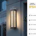 MVBT 23.6" Outdoor Wall Sconce, AC100-240V Hard Wired Outdoor Wall Lights Waterproof, Modern Front Porch Light, 3000K Exterior Lighting Fixture, Wall Light Fixture for House Exterior Patio Outside