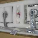 Modern Bathroom Vanity Light 2-Lights Chrome Crystal Wall Lamp Bathroom Modern Crystal Vanity Lighting