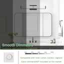 24 Inch Bathroom Vanity Light 2500LM, 5700K Daylight White Modern Bathroom Light Dimmable, AC 120V 25W Matte Black LED Vanity Lighting Fixtures Wall Sconce ETL Certified, 1Pack