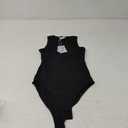 MANGOPOP Tank Top Body Suits Women Sexy Crew Neck Racerback Halter Ribbed Sleeveless Bodysuit for Women (B1 Sleeveless Black)