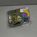 Mardi Party Float Decorations - 58 Pcs Banner Handheld Fan Flags Balloon Fringe Garland Crepe Paper Fans Pompoms Hanging Swirls Strips Feather Decor Set Carnival Supplies for Golf Cart