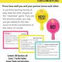 University Games, The Ultimate Couples Quiz, Test Your Compatibility and Love with Fun and Competitive Conversation Cards!