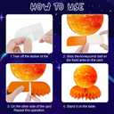 2 x 9 Pcs Space Centerpieces Solar System Birthday Decorations Space Themed Party Decorations Space Birthday Decorations