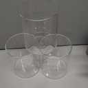 4 Inch Small Glass Cylinder Vases for Centerpieces | 12pcs Clear Flower Vase for Wedding Decorations, Floating Candle Vases in Bulk, Hurricane Candle Holders for Table, Home Dcor