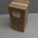 QIYVLOS Toothbrush Holders with Sliding Lid, Rotating 3 Slots Bathroom Organizer Countertop, Tooth Brush Toothpaste Holder Bathroom Counter Stand Sink Organizer Caddy for Vanity Makeup Brushes Holder (White+Transparent Black)