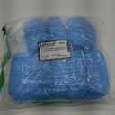 Premium Disposable Boot & Shoe Covers Booties, Durable, Non-Slip, Non-Toxic, Recyclable Protectors, Fits Most Shoes - Blue - Pack of 100 (50 Pairs)