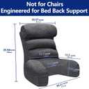 Back Pillow for Bed Sitting Up, Reading Pillow, Extra Large Arm Pillows for Adults for Back Support,Bed Pillow for Sitting up for Watching TV/Gaming/Relaxing, Large-For height over 5'4"-Weight 7.71 lbs