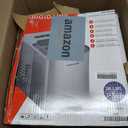 Kismile Nugget Ice Makers Countertop,Portable Ice Machine with Crushed Ice, 35lbs/Day,Self-Cleaning,One-Click Operation for Home Use(Silver)