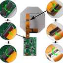 2.5 inch 480x480 400nit VS025Z6M IPS MIPI Round Circle LCD Screen and Micro USB Controller Board 30 pins