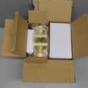 Goldenwarm Gold Door Knobs Interior, Brushed Gold Door Knobs Square Privacy Door Knob for Bedroom Bathroom, Modern Heavy Duty Interior Doorknobs - 6 Pack Zinc-Alloy