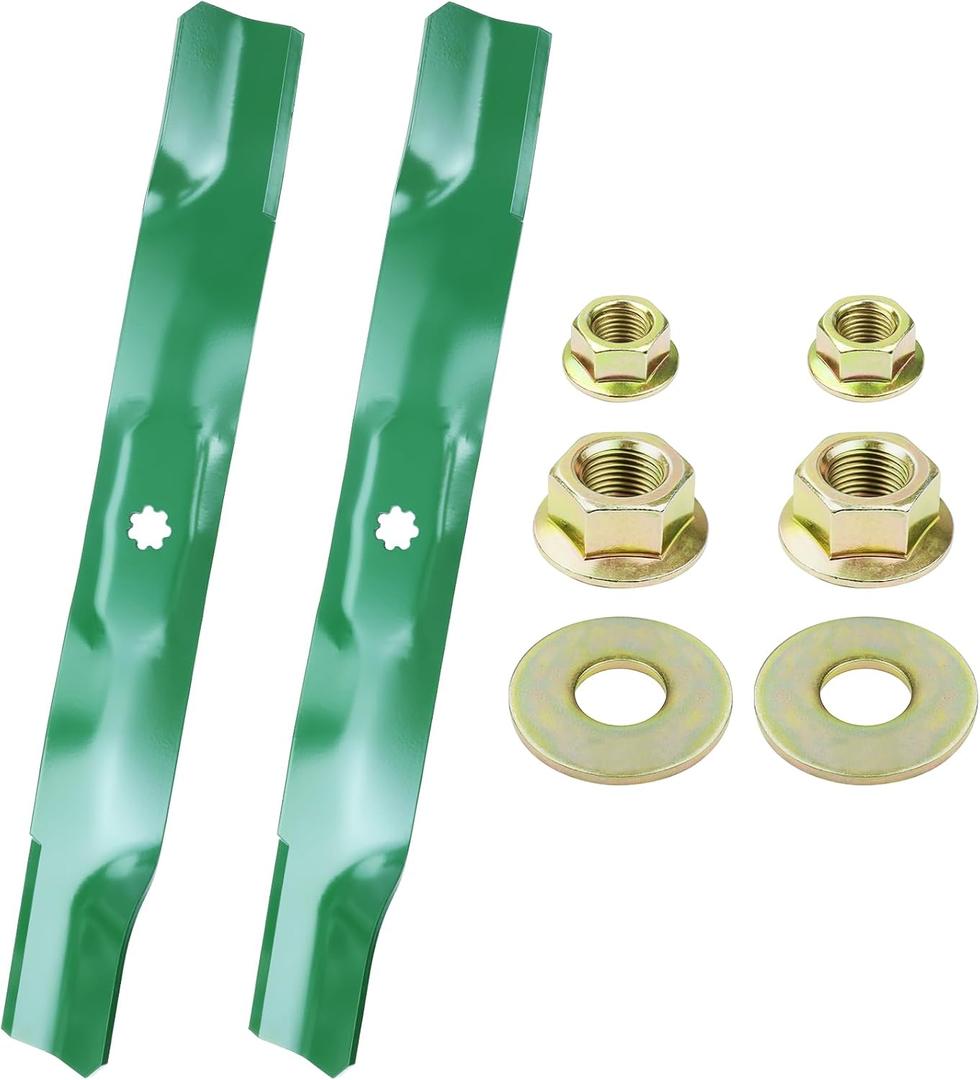 AM141034 Mower Blades for John Deere D105 S100 Z225 42" Decks