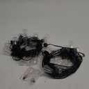 Outdoor String LED Patio Lights - 100Ft 30M Outside Waterproof Light with Remote Dimmable ST38 Shatterproof Bulb Connectable Hanging Outdoor Electric Lighting for Backyard Yard Gazebo Porch Party