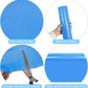 45x60 inches Swimming Pool Ladder Mat Protective Swimming Pool Step Pad for Above Ground Swimming Pool Ladder Pad Vinyl Non-Slip Pool Liner