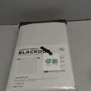 100% Blackout Shield Linen Blackout Curtains for Bedroom, Beige Grommet Curtains for Living Room, Thermal Insulated Room Darkening Drapes for Nursery, Boho Home Decor, 50" W x 84" L, 2 Panels