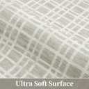 GlowSol Runner Rug 2x6 Hallway Bathroom Rugs Machine Washable Rugs Plaid Rug Low Pile Farmhouse Small Rug Non Slip Kitchen Mat Entryway Ruggable Rug for Living Room Bedroom Laundry 2'x6' Light Grey