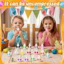 Easter Egg Fillers for Kids, Easter Squishies Bunny Stress Balls for Kids Adults, Easter Egg Stuffers, Bunny Squishy Toys Easter Basket Stuffers Party Favors & Gifts (28PCS)