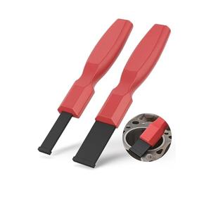 exquis 2-Piece Carbide Scraper Set – Heavy-Duty Gasket Remover & Cleaning Tool Kit with Ergonomic Non-Slip Grip for Automotive Maintenance