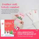 CoolMate GLOBAL Fuzzy Socks for Women Valetines Gift Box, Cozy, Soft, Stocking Stuffers, Comfy Cloud-Like Socks for Spa,Home (C-01. Santa White)