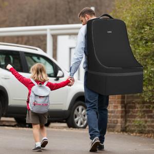 YOREPEK 
 Padded Car Seat Backpack for Air Travel, Baby Travel Essentials for Flying