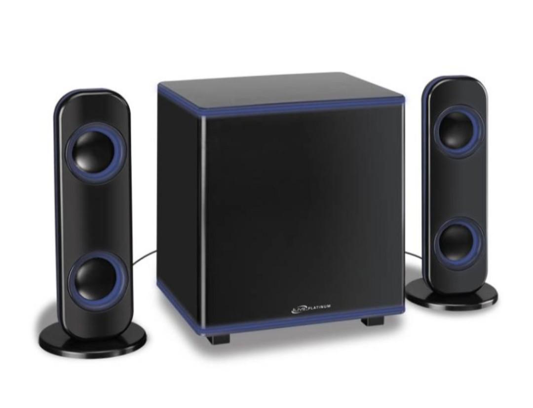 Wireless 2.1 Home Music System with LEDs (IHB26B)