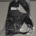 Bathroom Rug Sets 3 Piece, Memory Foam Non Slip Bathroom Rug, Toilet Rugs U Shaped Washable, Soft Absorbent Bath Mats for Bedroom, Kitchen, Black (1'8" x 2'8" (Rectangular))