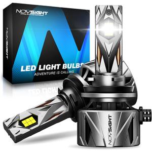 NOVSIGHT // Fog Bulbs Upgrade, 900% Brighter 95,000LM, 240W Performance, Enhanced Cooling, 5-Min Installation, 100,000+ Hour Lifespan, IP68 & CANBUS Compatible, Pack of 2