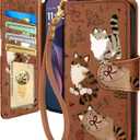 Toycamp for Moto G Stylus 2025 Wallet Case - with Wrist Strap Leather Flip Folio Phone Cover with RFID Blocking 4 Card Holder for Motorola Moto G Stylus 5G 2025 Case Aesthetic for Women, Music Cats