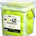 Franklin Sports X-40 Outdoor Pickleballs - Official Ball of USA Pickleball, APP Tour + US Open - Regulation Size, 36 Pack