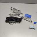 BLS 1.75 Businessman Rectangular Reading Glasses - Professional Durable Readers - Blue-Light Blocking Lenses (A-mix 4)