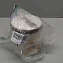 Bento Box Adult Round Stackable Lunch Box for Women (450ml & 600ml) with Insulated Carry Bag | 304 Stainless Steel Removable Inserts | Microwave & Dishwasher Safe, White