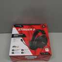 HyperX Cloud Stinger 2  Gaming Headset, DTS Headphone:X Spatial Audio, Lightweight Over-Ear Headset with mic, Swivel-to-Mute Function, 50mm Drivers, PC Compatible, Black