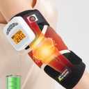 CAMECO 2in1 Cordless Elbow Massager with Heat for Tennis Elbow & Tendonitis Pain Relief, 5000mAh Battery & 104℉140℉ Arm Heating Pad Sleeve with Vibration, Rechargeable Heated Elbow Wrap Brace