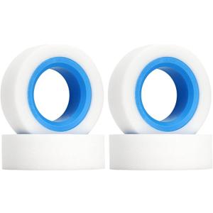 INJORA 1.9 Tire Foam 4pcs Dual Stage Softer Rubber Inner/Foam Outer Inserts for Axial SCX10 90046 TRX4,114-120mm