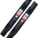 Grasscool AM141034 42 inch Mower Blades for JD D130 D110 D105 D125 X300 Z225 LA135 Z235 42" Deck Lawn Tractor Replace AM137327 AM141032 (2 Pack)