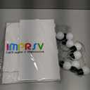 imprsv Marquee Light Up Letters, 3FT Mosaic Letters with Light for Baby Shower Graduation Party Decor, Large H for Engagement Wedding Party Decorations (Need to Assemble)