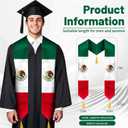 Graduation Stole, Flag Graduation Sash for International Graduates 72"