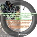 90/100-16, 150/80/16, 3.00-16, 3.25-16, 3.50-16, FOR CRF150R, CRF150F, DR125/150, KLX140L, Deep Tread Design Heavy Duty Off-Road Motorcycle Inner Tube,