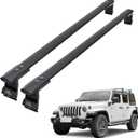 JOYTUTUS Roof Rack Cross Bars Compatible with 2007-2026 Wrangler JK JL & Gladiator JT (Only for Hard Top), 550 LBS Roof Top Crossbars Luggage Kayak Ski Bike Cargo Carrier Bars