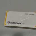 goldenwarm 2Pack Black Door Hinges 4 Inch Self Closing Spring Door Hinge with 5/8" Radius Corners - Adjustable Door Closing, Residential & Heavy-Duty Hardware