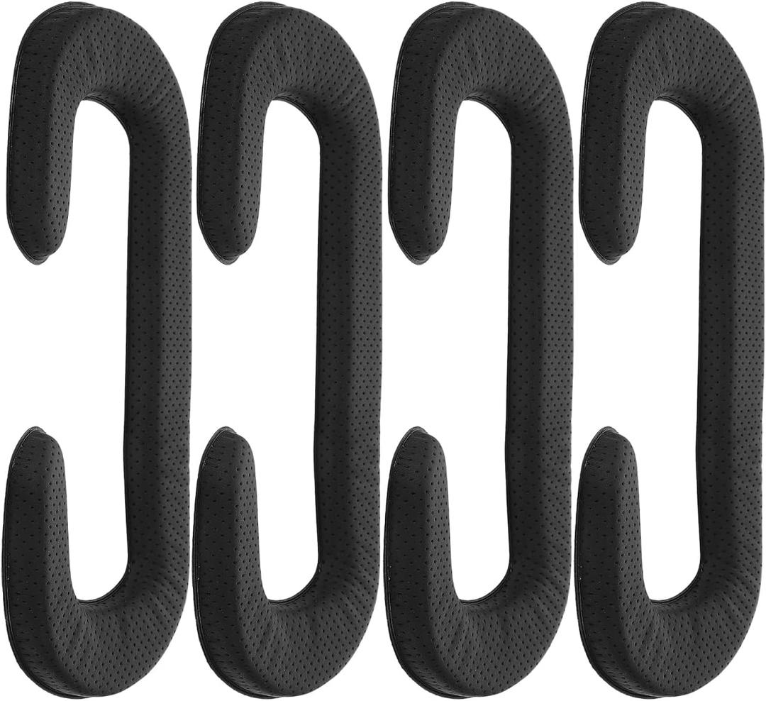 Vr Face Cushion Cover Replacement Sponge Pad 4-Pack Compatible with HTC Vive Vr Headset Pu Leather Breathable Anti-Sweat Face Cushion for Comfortable Virtual Reality Gaming