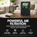PuroAir MegaFilter 24x24x1 Air Filter MERV 13 HVAC Furnace Filter (1-Pack)