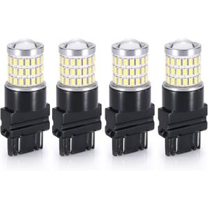 4PCS 3157 3156 LED Bulb Reverse Lights White 4157 3156 LED Light Bulbs Super Bright for Tail Lights Brake Lights Backup Lights Turn Signal Lights