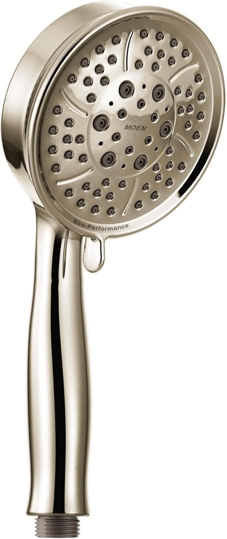 Moen 164927NL Replacement 4-Function Eco-Performance Handheld Showerhead, Polished Nickel