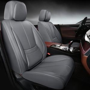 truckerset Car Seat Covers, Leather Seat Covers for Cars Full Set, Waterproof and Breathable Suitable for Most SUV/Truck/Sedan/Automotive 2 Pack (Grey) truckerset Car Seat Covers, Leather Seat Covers for Cars Full Set, Waterproof and Breathable Suitable for Most SUV/Truck/Sedan/Automotive 2 Pack (Grey)