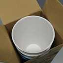 Grow Forward Premium Wheat Straw Cups - 20 oz Unbreakable BPA Free Hard Plastic Cups - Reusable Lightweight Plastic Drinking Glasses for Kitchen, Outdoor, Water, Camping, RV - Seascape