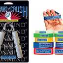 IronMind Two-Way Captains of Crush Grip Strengthener Set: CoC Trainer Gripper (100 lb.) and Expand-Your-Hand Bands